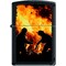 Zippo 2024 Zippo Custom 218 Black Matte-Firemen Silhouettes ZIP-218CI010229 - alternate 1